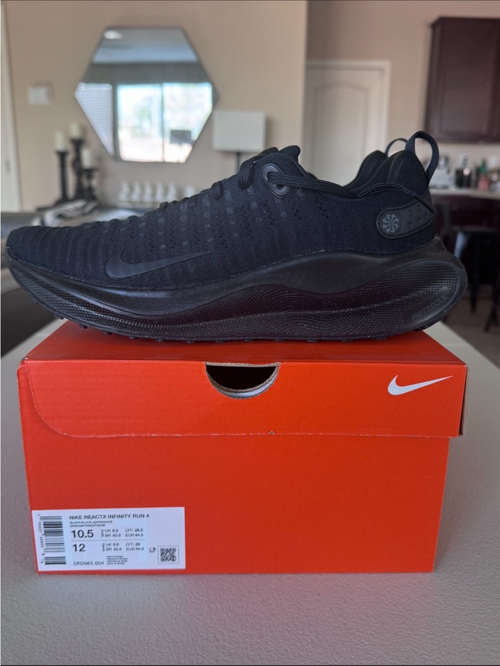 Nike Men's React Infinity Run 4 - All Black